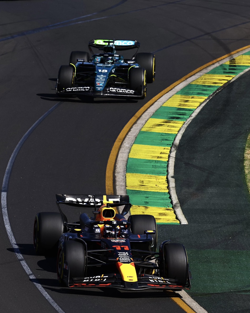 Sergio Perez foi a única Red Bull a terminar o Grande Premio da Austrália (Red Bull / X) 