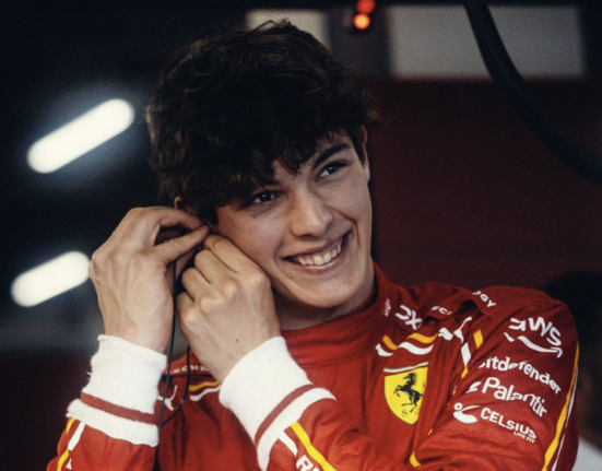 Oliver Bearman, de 18 anos, fará sua primeira corrida na Ferrari, substituindo Sainz. (Scuderia Ferrari / X)