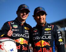 Sergio Perez and Max Verstappen (Red Bull Racing / X)